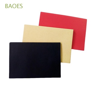 baoes sobres en blanco vintage tarjeta de regalo sobres de papel negro rojo para la escuela oficina invitación de negocios papel kraft retro simplicidad letras suministros