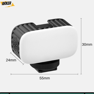 Ak Ulanzi VL30 5600K Mini cámara de llenado de luz para fotos de vídeo Selfie maquillaje luz de relleno (4)