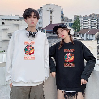 Moda pareja de dibujos animados de las mujeres de la moda sudadera jersey de manga larga chaqueta 6620