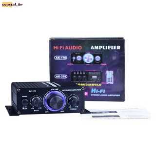 400w HIFI Digital estéreo Audio amplificador FM Radio Mic coche casa-Mini amplificador de alta calidad de distorsión de bajos sonido