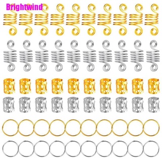 [Brightwind] 60 unids/Set trenzado de pelo Dreadlock cuentas trenzando accesorios de extensión de pelo nuevo