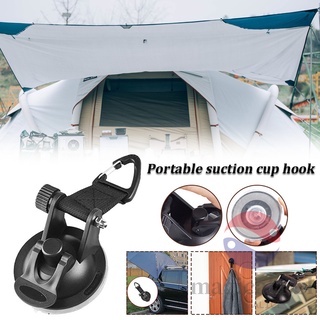 Suction Cup Hooks with Securing Hook Tie Down Convenience Camping Tarp Accessory for Car Side Awning