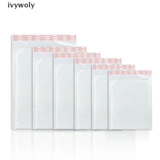 ivywoly 10p blanco ultra ligero perla película sobre impermeable a prueba de golpes bolsa de burbujas cl
