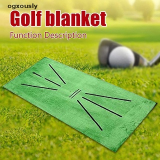 [ogxously] Foldable Golf Hitting Mat Swing Training Aid Portable Golf Practice Training Mat CL (5)