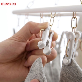 Meexea 16 Clips de ropa sin costuras a prueba de viento para el hogar, plástico para ropa, ropa suave, ganchos de fotos (4)
