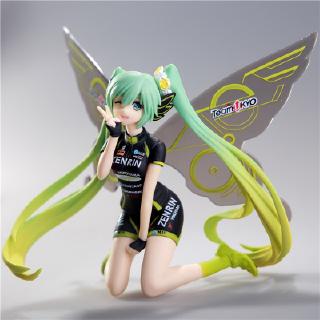 Banpresto SQ Hatsune Miku figura Racing teamukyo ver. modelo de figura de acción modelo juguetes de plástico PVC de alta calidad (5)