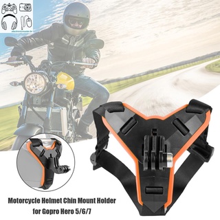 Accesorios casco de la motocicleta de la correa de la barbilla de montaje para GoPro Hero Xiaomi Yi OSMO acción