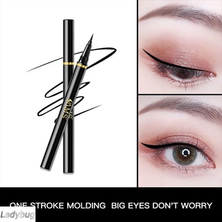 Black Liquid Eyeliner Eye Make Up Super Waterproof Long Lasting Eye Liner Easy to Wear Cosmetics Tools LADYBUG