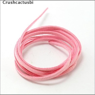 [crushcactusbi] nuevo plano de gamuza real cordón de cuero de encaje tanga joyería hacer cadena artesanía 1 m 3 mm venta caliente