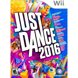 Nintendo casos juego WII JUST DANCE 2016
