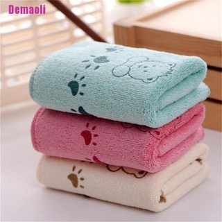 [Demaoli] 5Pcs Cute Bear Baby Infant Bath Towel 25*50cm Kids Washcloth Towel
