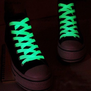AVCEV 2Pc/pair Glow In The Dark Colorful Luminous Shoelaces Fluorescent Sport Running .