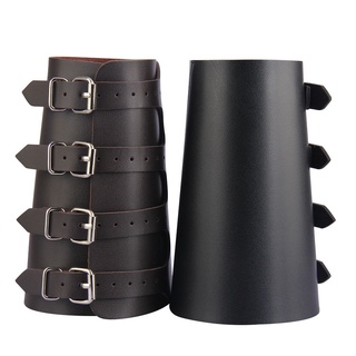 4 Layer Wide Belt Wrap Pu Leather Wristband Cuff Bracelet Bangle Adjustable