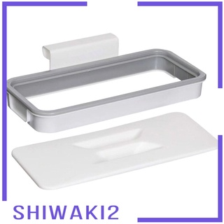 [Shiwaki2] soporte para bolsa de basura RV, estante de almacenamiento de basura, percha con tapa sellada