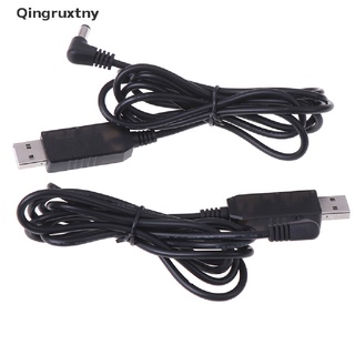 [qingruxtny] USB dc 5v to dc 9v 12v step up cable 2.1x5.5mm jack connector converter wire [HOT]