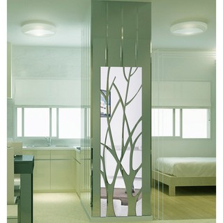 calcomanía de estilo espejo moderno extraíble para arte de árbol/calcomanías murales para pared/decoración del hogar/habitación