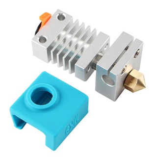 fss. 3D Printer Extruder Hotend Kit for CR-10 CR10S Ender 3 Ender 3 Pro Accessories Heating Block 0.4mm Nozzle (6)