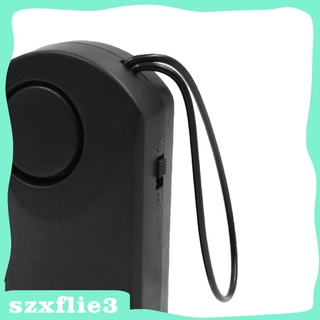 [Szxflie3] alarma de puerta inalámbrica para colgar, Detector de movimiento, color negro (5)