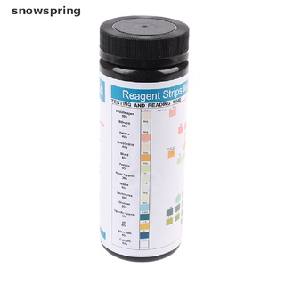 snowspring urs-14 100tiras análisis de orina reactivo prueba de papel orina ph tiras de prueba de leucocitos cl