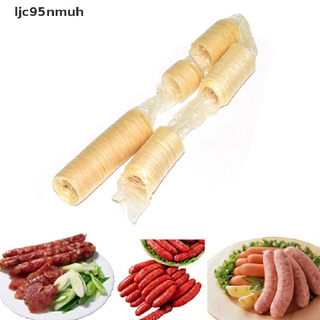 ljc95nmuh 14m Collagen Sausage Casing Skins 22mm Long Small Breakfast Sausages Tools Hot sell (1)