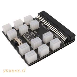 ynxxxx PCI-E 6Pin Power Supply Breakout Board Adapter Converter 12V for Ethereum BTC Antminer Miner Mining Server PSU GPU