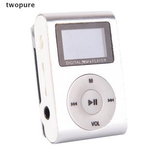 [twopure] Portable Mini USB Digital MP3 Player LCD Screen Support 32GB Micro SD TF Card [twopure]