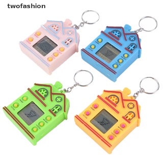 【twofashion】 Virtual Digital Electronic Pets Toy Nostalgic Game Machine With Keychain Toys . (1)