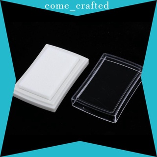 (Honst) Almohadillas De Tinta en blanco Para manualidades/sellos De goma pequeña Para hacer tarjetas (8)