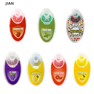 ji 100pcs Mix Fruit Menthol Capsule Mint Beads Mask Partner Cigarette Filter Ball es