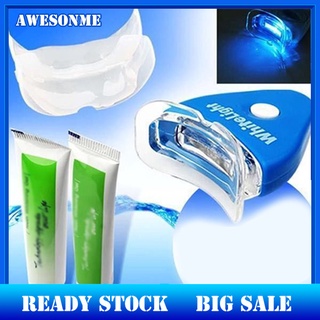 <Beauty> Oral Gel Teeth Tooth Whitening Whitener Dental Bleaching LED White Home Kit