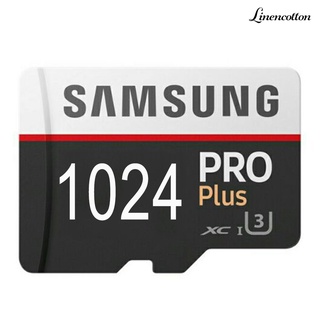 [linencotton] Tarjeta de memoria Digital Samsung Pro de 1TB/512GB de alta velocidad TF Flash Micro seguridad