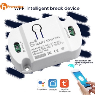 BestSale 16A Wifi Smart Switch Temporizador Interruptor Inalámbrico Home Automation Compatible Con Tuya Alexa Google homeme8