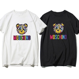 Pequeño oso verano nueva pareja camisas de impresión de dibujos animados camiseta de manga corta 5329