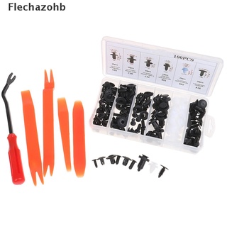 FENDER [flechazohb] 6 size100pcs herramientas cuerpo coche plástico push pin clips guardabarros parachoques sujetadores remache caliente