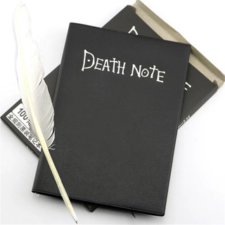 borruso papel jugando death note pad coleccionable diario death note notebook escuela anime cuero dibujos animados diario para regalo pluma pluma/multicolor (6)