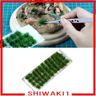 [SHIWAKI1] 40 piezas de césped autoadhesivo, modelo de caja de arena, paisaje (2)