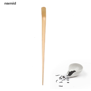 [namid] 18 cm de bambú cuchara de té retro verde ceremonia de té matcha cuchara palos de té herramienta [namid]