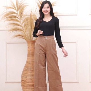 Culottes cintura alta Seoul Premium lino (5)