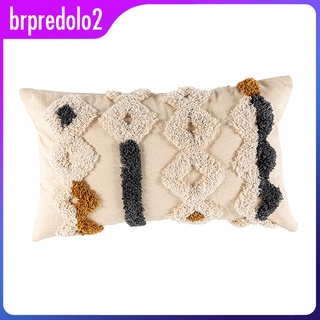 [BigSale] Funda de almohada Boho cuadrada/Lumbar, funda de almohada decorativa corta de felpa, fundas de almohada geométricas para sofá, dormitorio