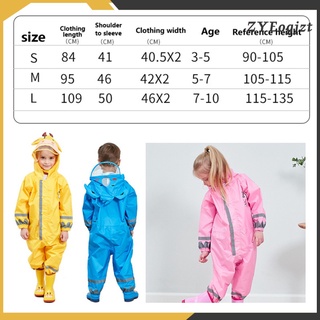 Kids Raincoat Hooded Portable for Student Toddler Spring Rainwear Waterproof