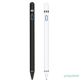 YYO lápiz capacitivo pantalla táctil lápiz lápiz lápiz lápiz de pintura Micro USB carga portátil para iPhone iPad iOS teléfono Android Windows sistema Tablet