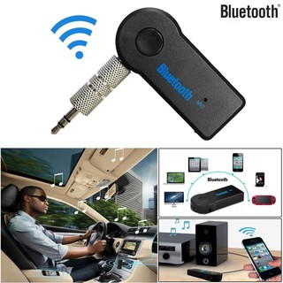 Adaptador inalámbrico Bluetooth mm AUX Audio estéreo música hogar coche receptor micrófono