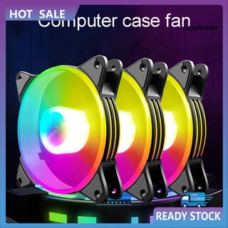 dn-pj coolmoon rgb ventiladores atractivo enfriamiento colorido 12cm ordenador caso radiador para pc caso