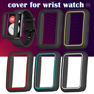 Flash TPU suave reloj parachoques Protector para HUAWEI Watch FIT Smart Watch Protection Cover correa y reloj no incluido