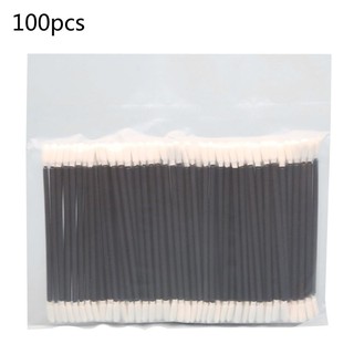 frumoasa 100pzas de cotonetes de limpieza de poliéster dos puntas anti-polvo