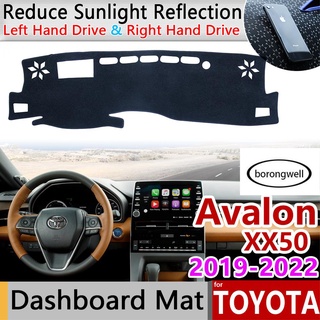 (Borongwell) para Toyota Avalon 2019 2020 2021 2022 Xx50 50 alfombrilla antideslizante cubierta del salpicadero almohadilla parasol Dashmat proteger alfombra accesorios de coche