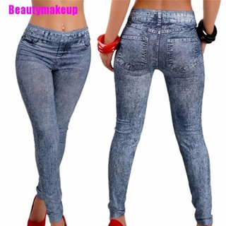beautymakeup jeans elásticos para mujer/pantalones de mezclilla sexy