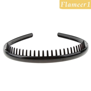 [Flameer1] diadema deportiva de aro para el cabello/fútbol/peine Zigzag/cabello dentado