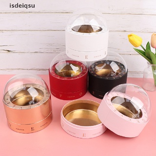 isdeiqsu 1pc Chocolates Box Flower Box Round Handle Transparent Gift Box Packing Box CL