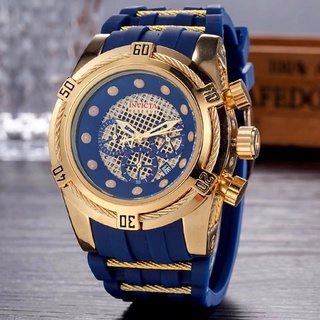 Reloj invicta de calidad de marca 100% de gama alta con movimiento de cuarzo reloj de pulsera para hombre